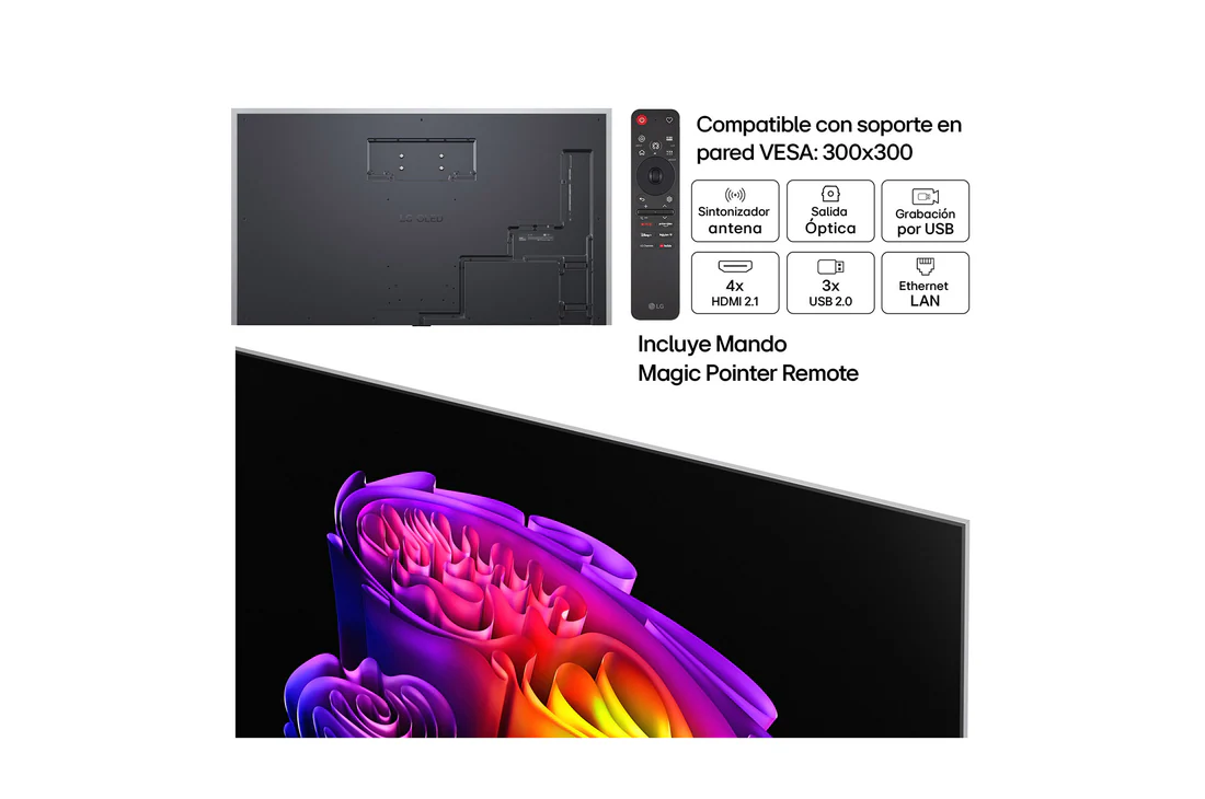 Detalle de LG OLED evo AI G6 77'' (2026) – TV OLED 4K con IA, Copilot y rendimiento para cine y juego