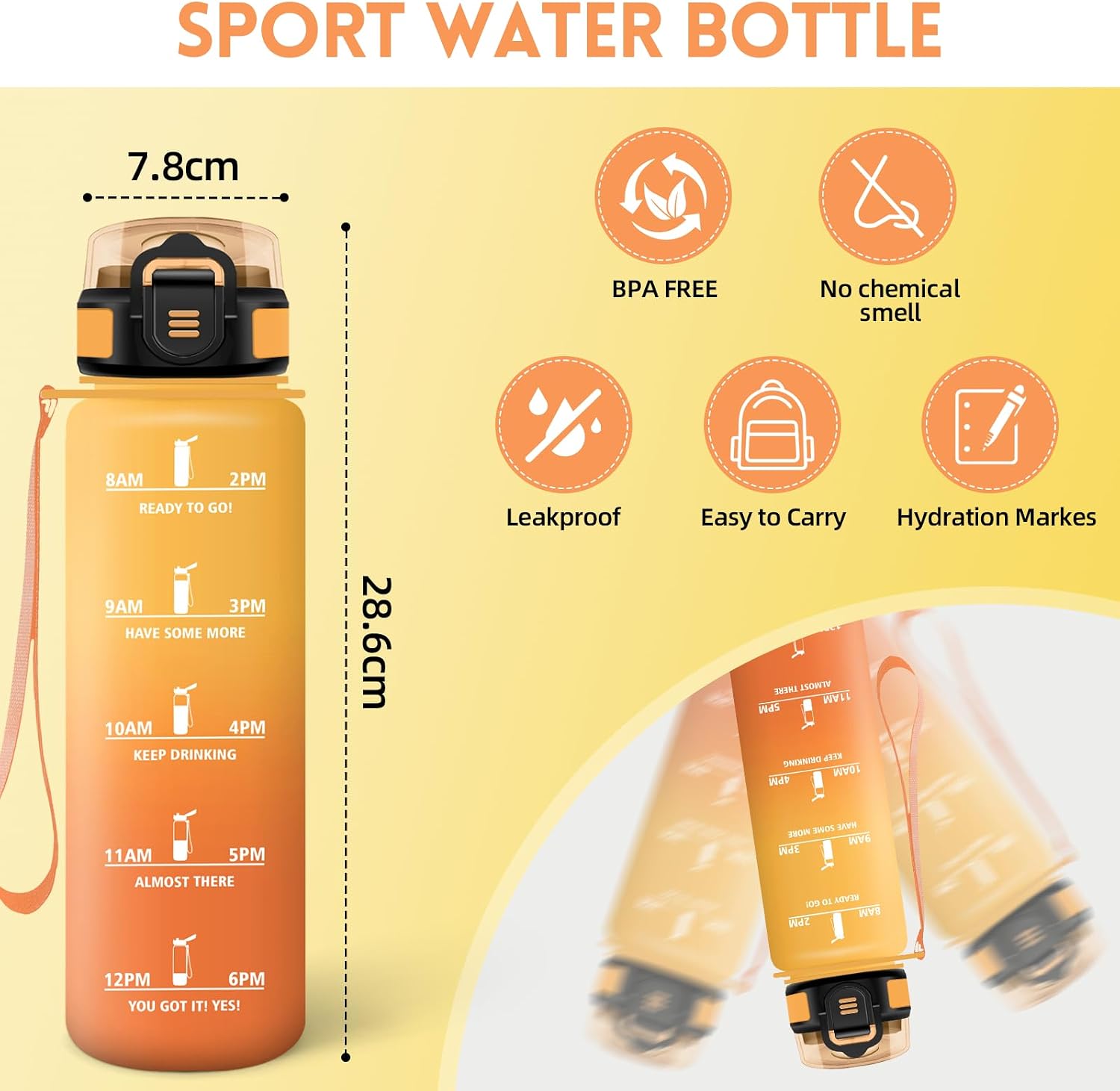 Detalle 2 de Motswedi Gourde 1l Gourde Sport