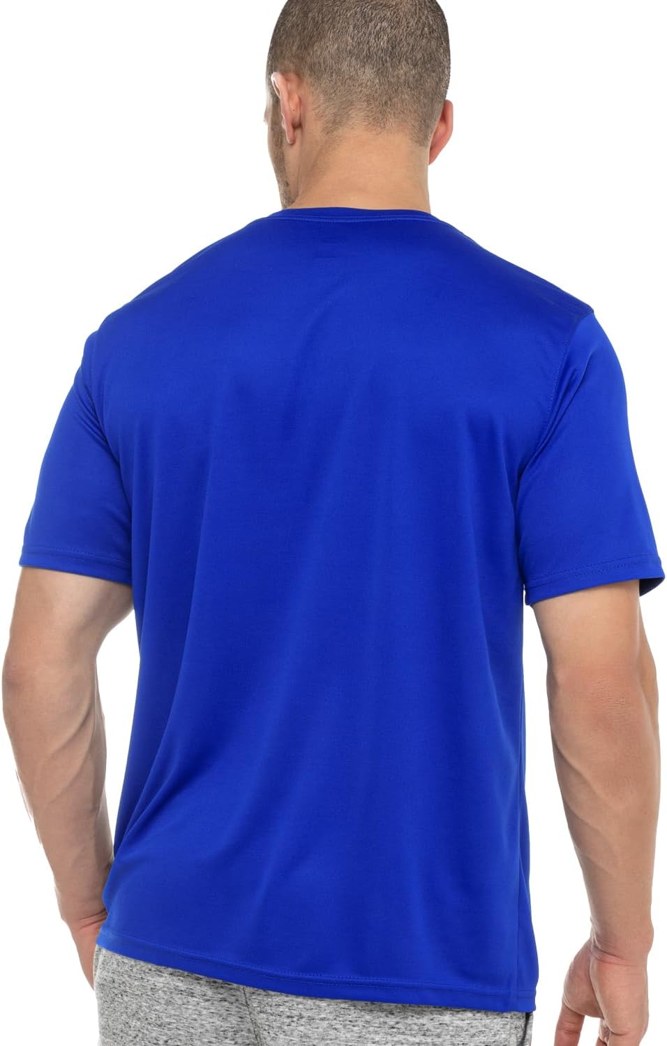 Detalle de CFLEX Men's Pique Sports T-Shirt, Quick-Drying Loose Fit