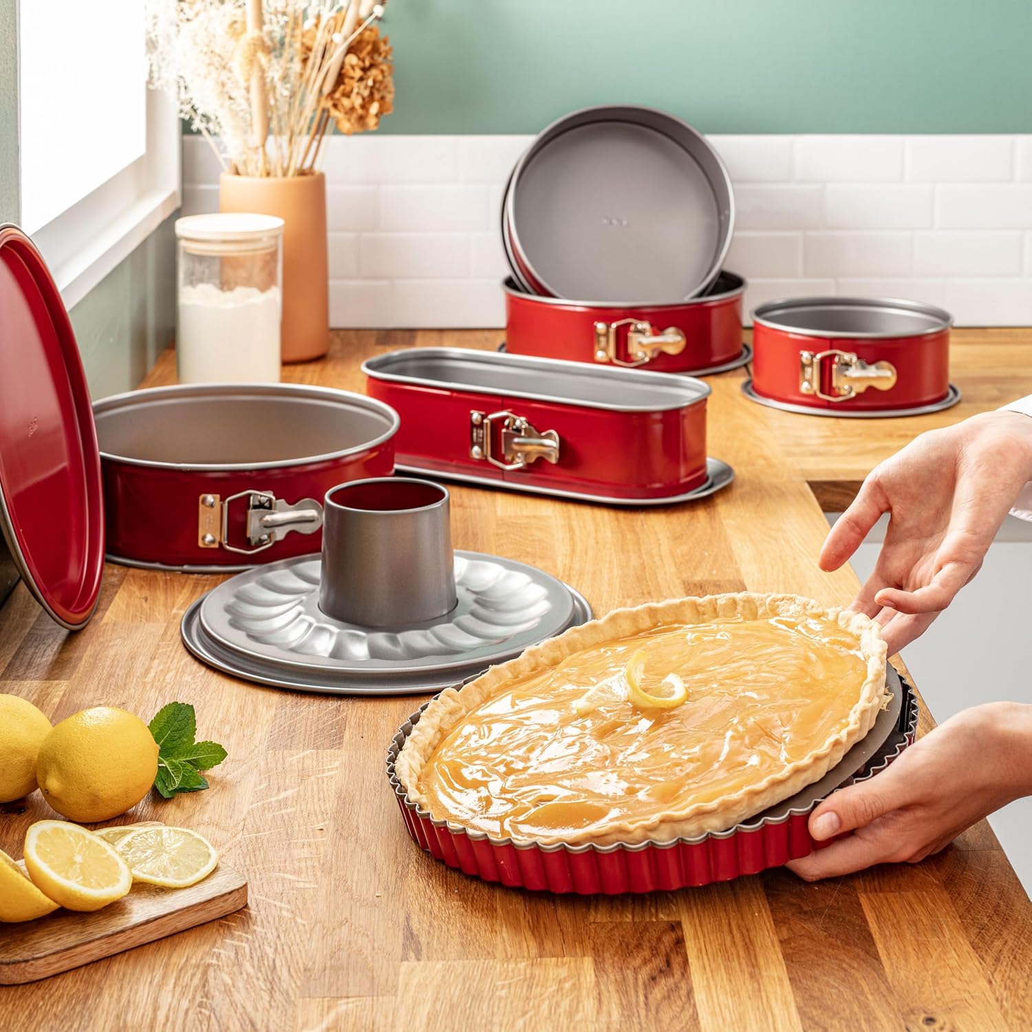 Detalle de Tefal Delibake J16413 Molde tarta 25 cm
