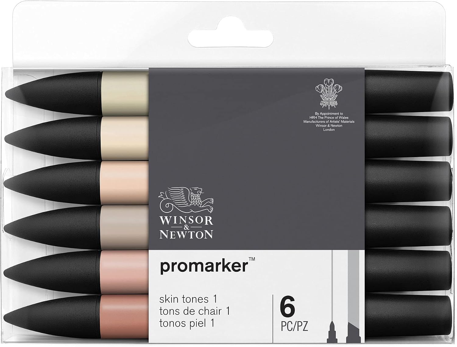 Detalle de Winsor & Newton ProMarker - 6 Pennarelli Toni Pastello
