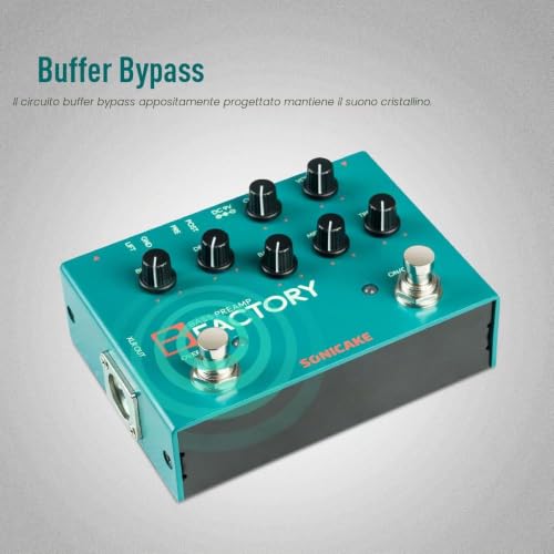 Thumbnail 4 de SONICAKE Pedale per basso con overdrive Preamp analogico