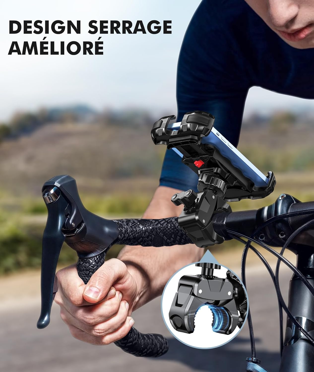 Detalle 2 de Babacom Support téléphone vélo 360°
