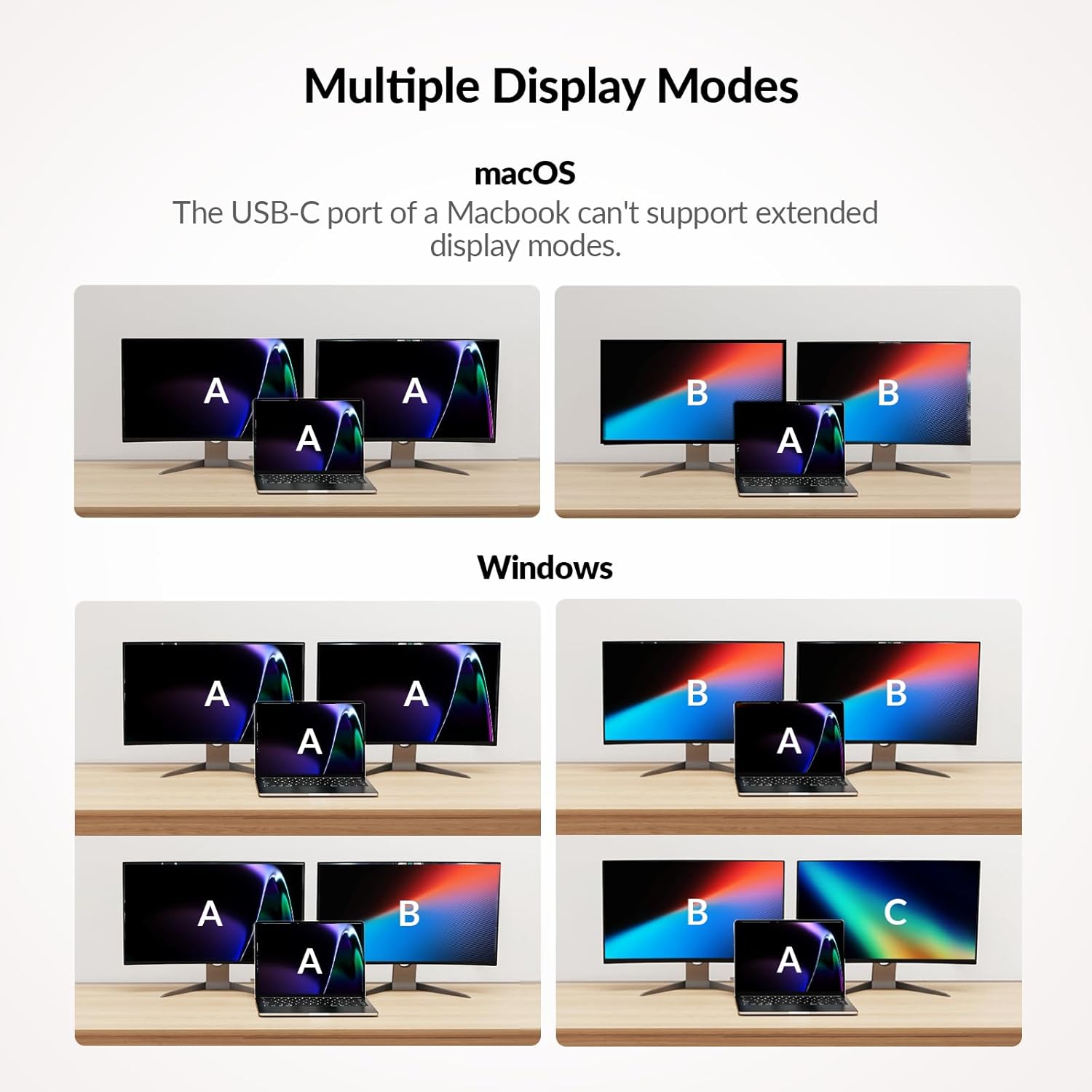 Thumbnail 2 de AV Access Dockingstation mit KVM-Switch für Laptop & Desktop – Dual Monitor, 100 W USB-C Ladefunktion, 4K@60Hz