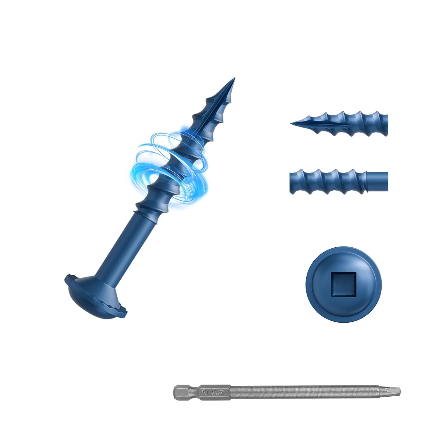 Kryonix Pocket Hole Screws 1 1/4" 1000pcs 📐