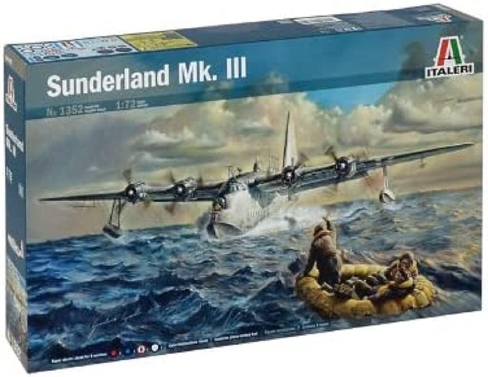 Detalle de Italeri Sunderland MK. III – model do sklejania w skali 1:72 z detalami fototrawionymi