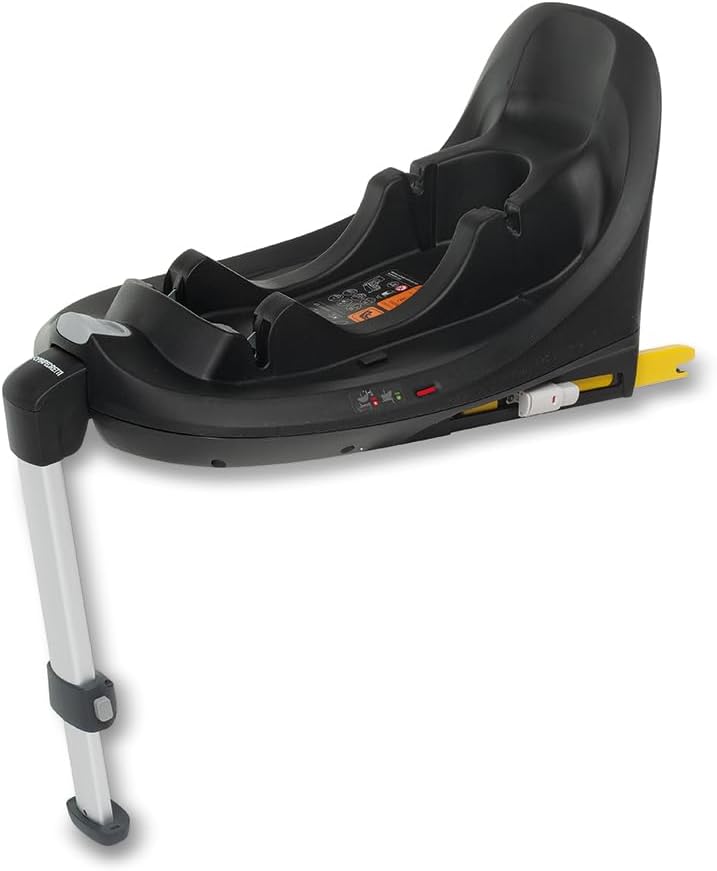 Foppapedretti Base Tech i-Size, Black – base fissaggio rapido per seggiolino auto compatibile Isofix