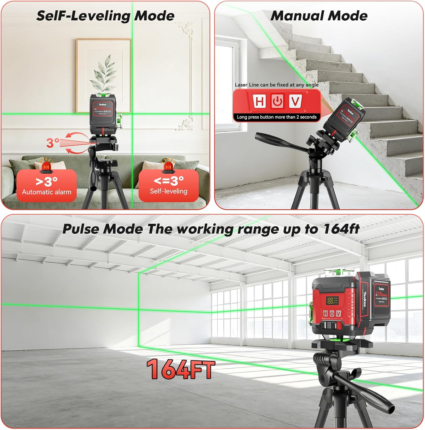 Detalle de Laser Level with 4x360° Lines