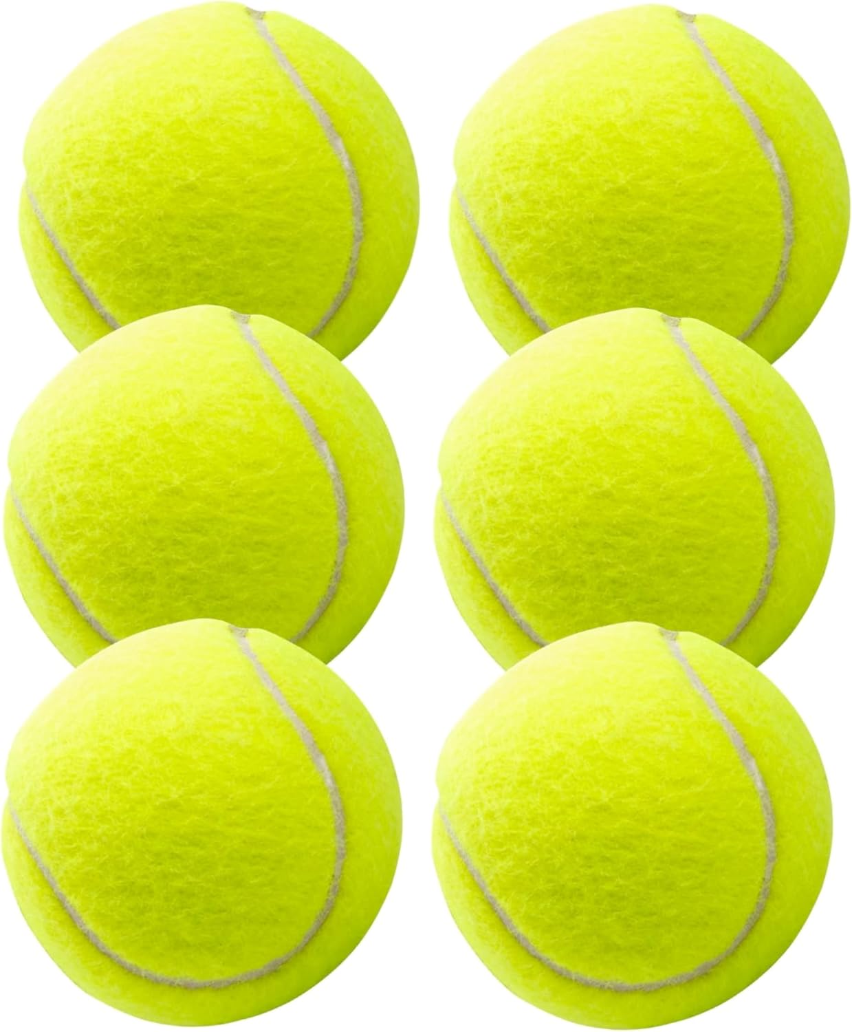 TK Gruppe Timo Klingler Tennisbälle – Trainingsbälle (neongelb) mit Mesh-Tragetasche