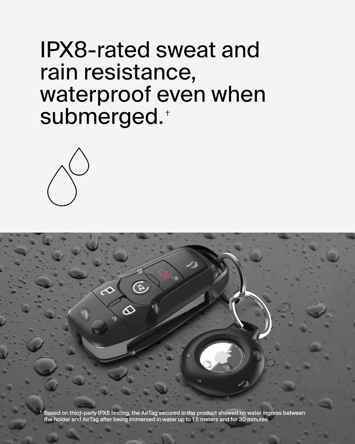 Thumbnail 1 de Belkin Waterproof Apple AirTag Secure Holder