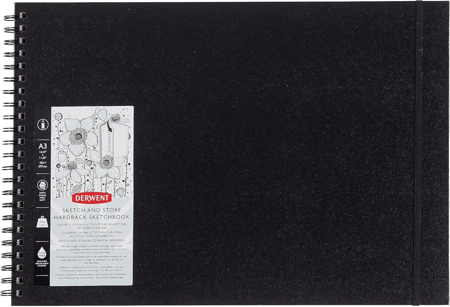 Thumbnail 6 de Derwent Sketch & Store Carnet de croquis 56 ✏️