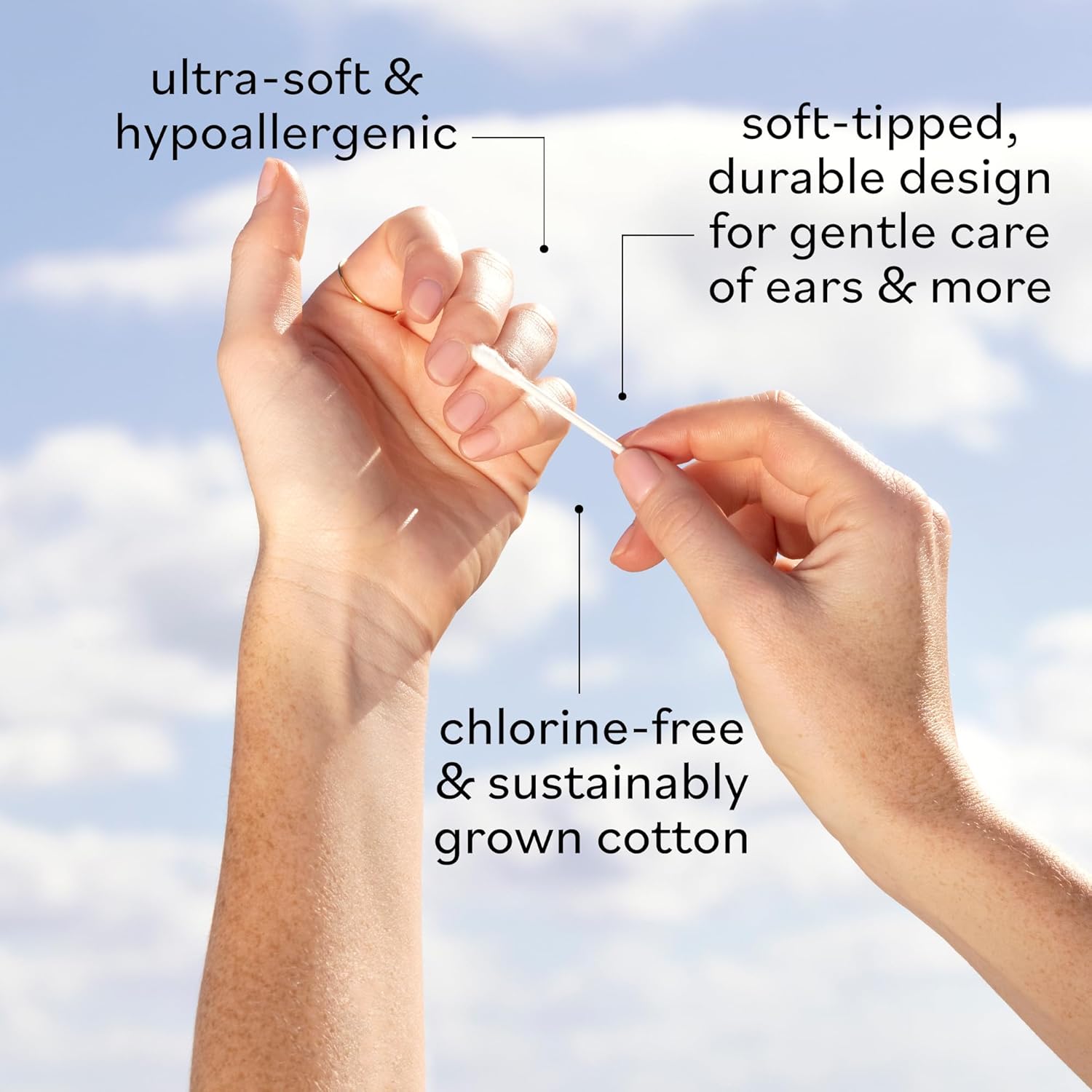 Thumbnail 3 de Sky Organics Organic Cotton Swabs 1500 Count