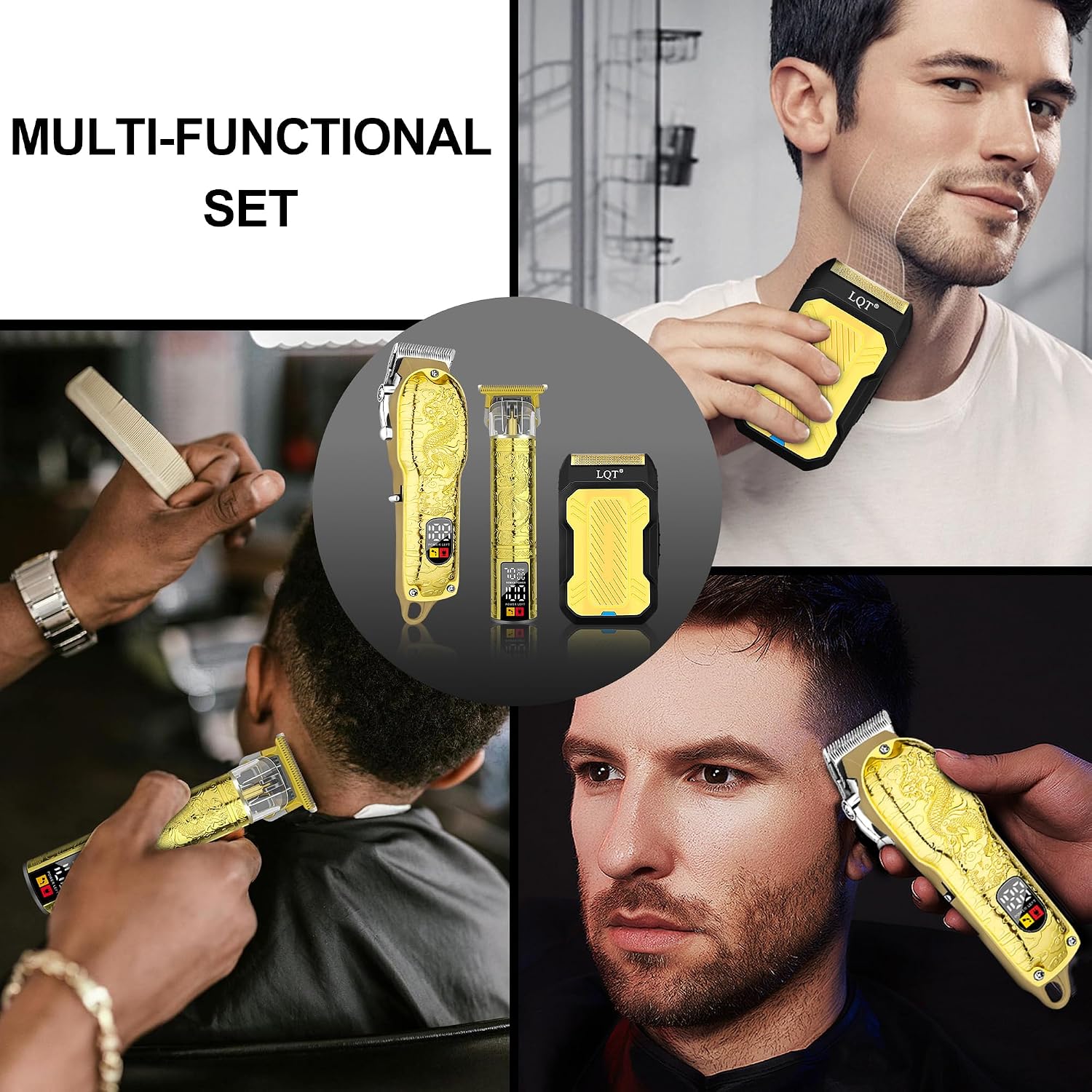 Thumbnail 5 de LQT LQT300j Cordless Hair Clippers and Trimmer Set with LED Display