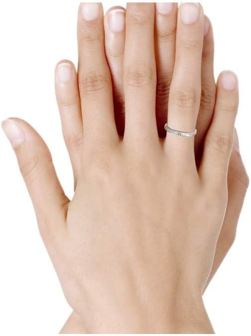 Thumbnail 3 de Bague Anneau Argent 925 Zébrée — LES POULETTES BIJOUX