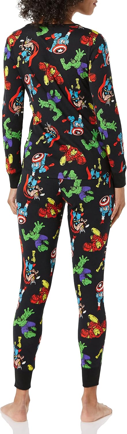 Detalle de Amazon Essentials Disney | Marvel | Star Wars Women’s Snug-Fit Cotton Pyjama Set