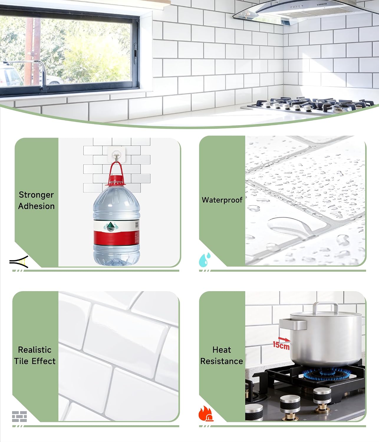 Thumbnail 6 de Yoillione Upgrade Peel and Stick Tiles 12x12