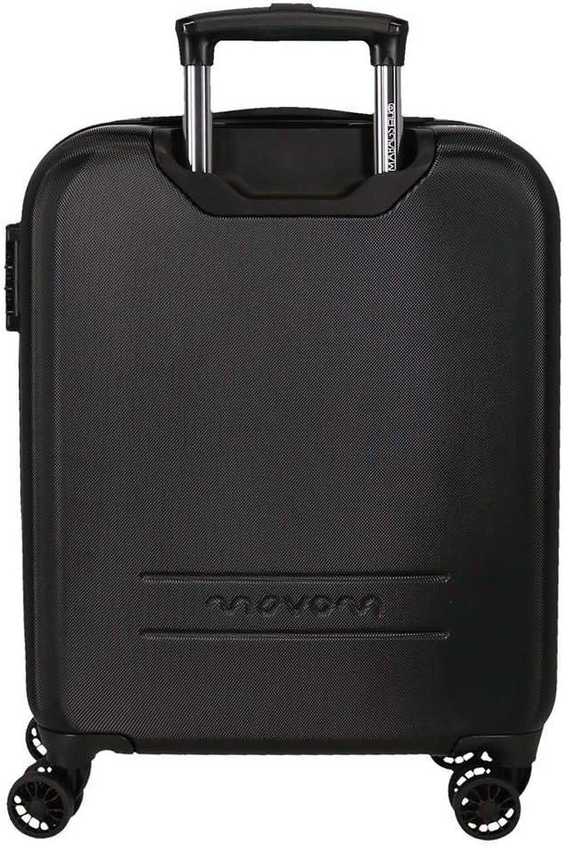 Detalle de MOVOM rigida valigia da cabina 55 cm (40x55x20) in ABS nero, capacità 37 l