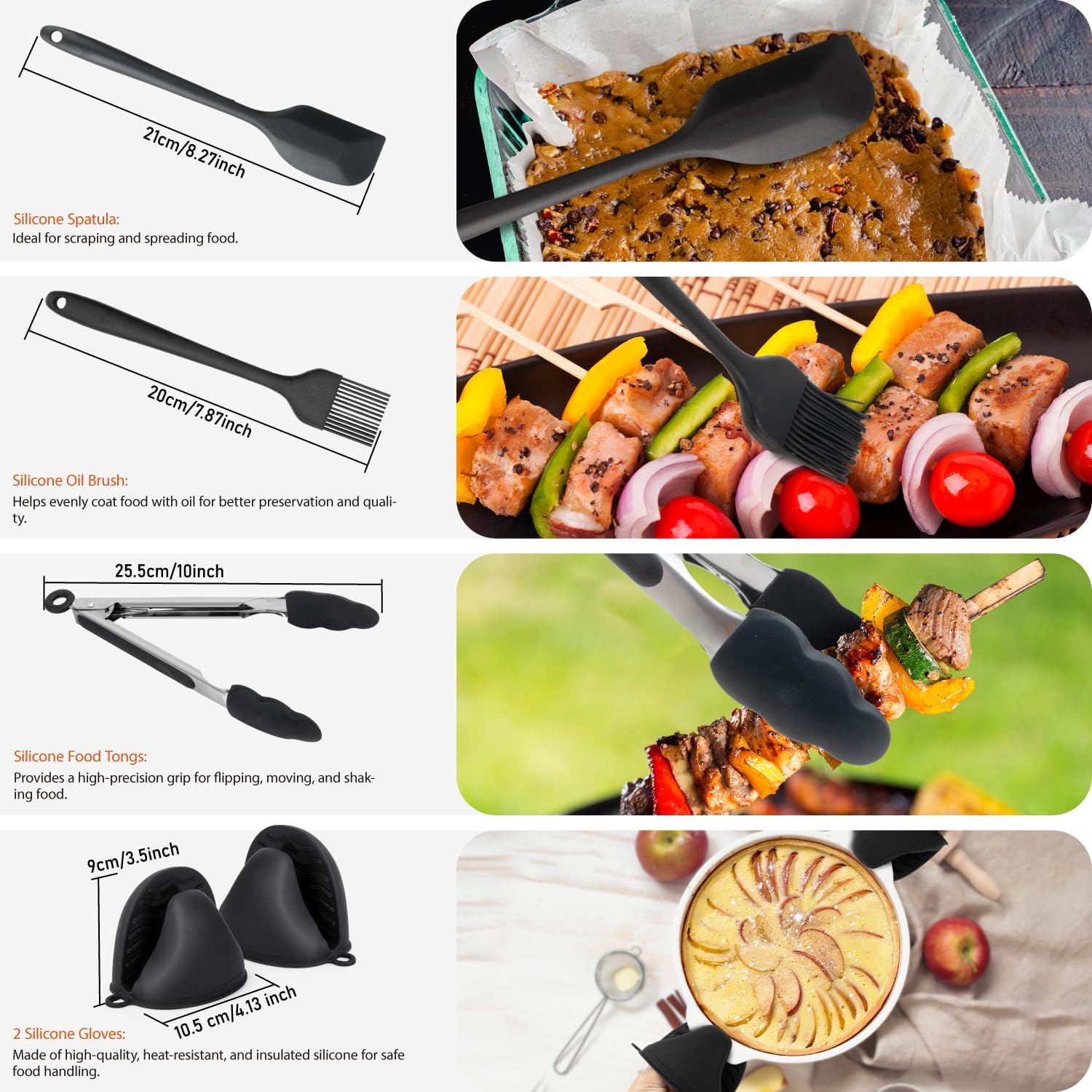 Thumbnail 3 de Silikonform-Heißluftfritteuse-Zubehör für Ninja Foodi Flexdrawer AF500EU/AF500EUCP – 10,4 L + 2×5,2 L Set