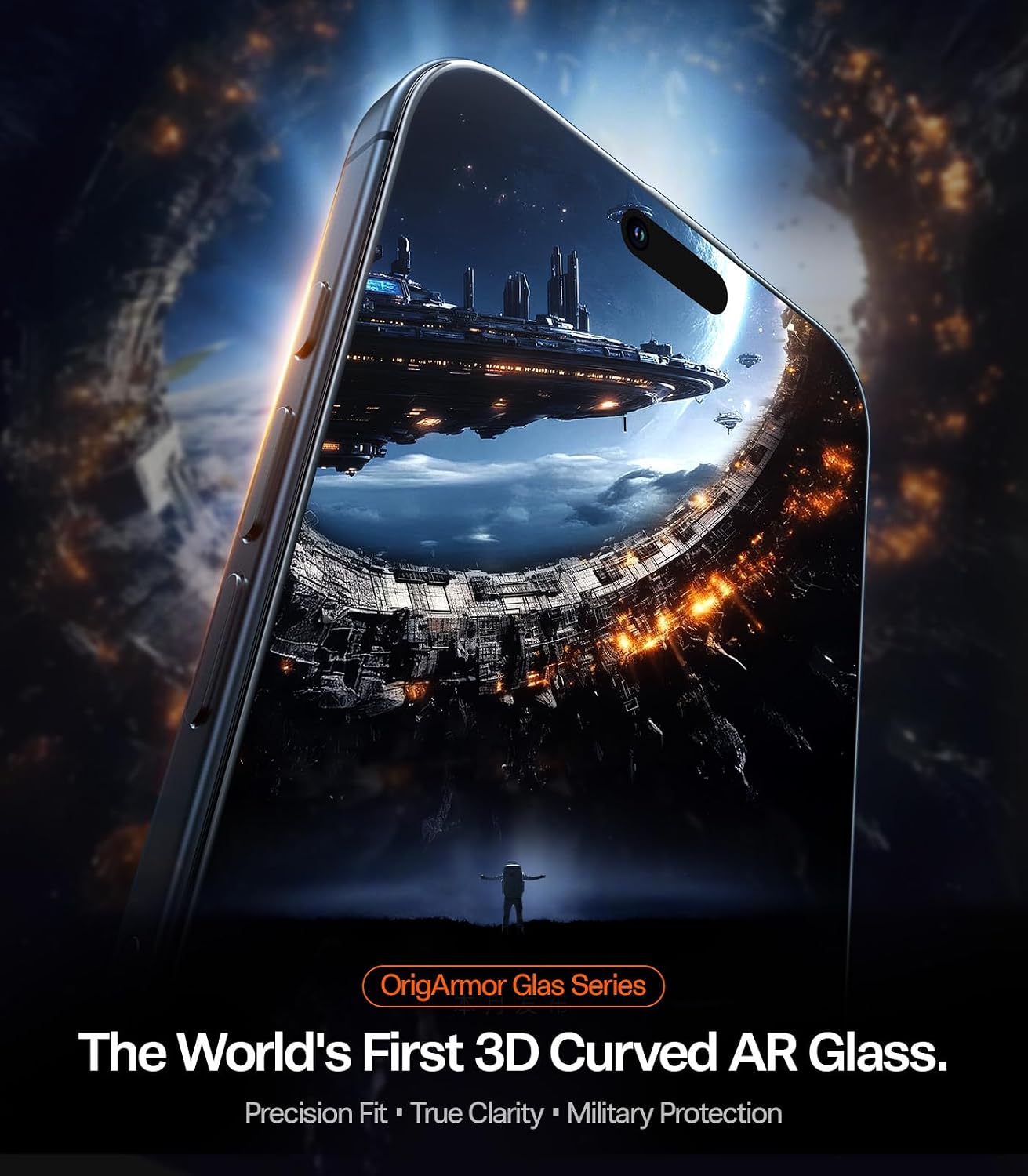 Detalle de TORRAS OrigArmor AR iPhone 17 Pro 9H+ Screen Protector