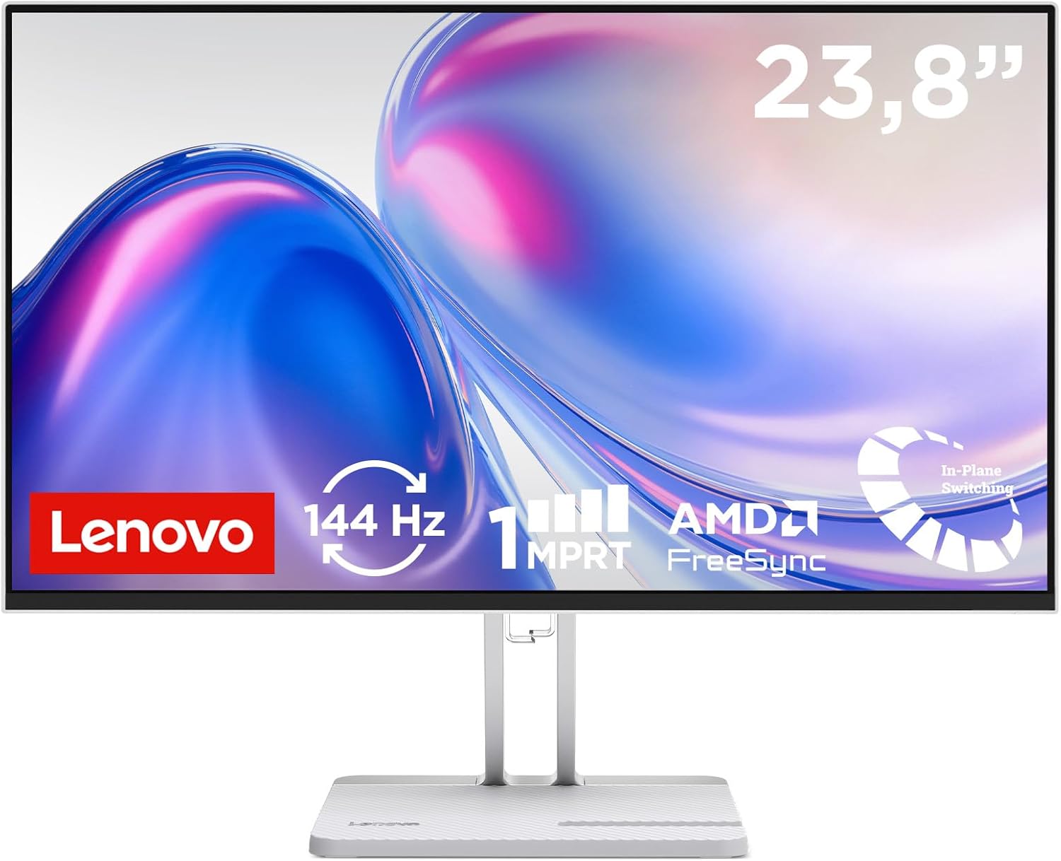 Detalle de Lenovo L24-4C – 24" Full HD Monitor mit 144 Hz, 1 ms Reaktionszeit und AMD FreeSync
