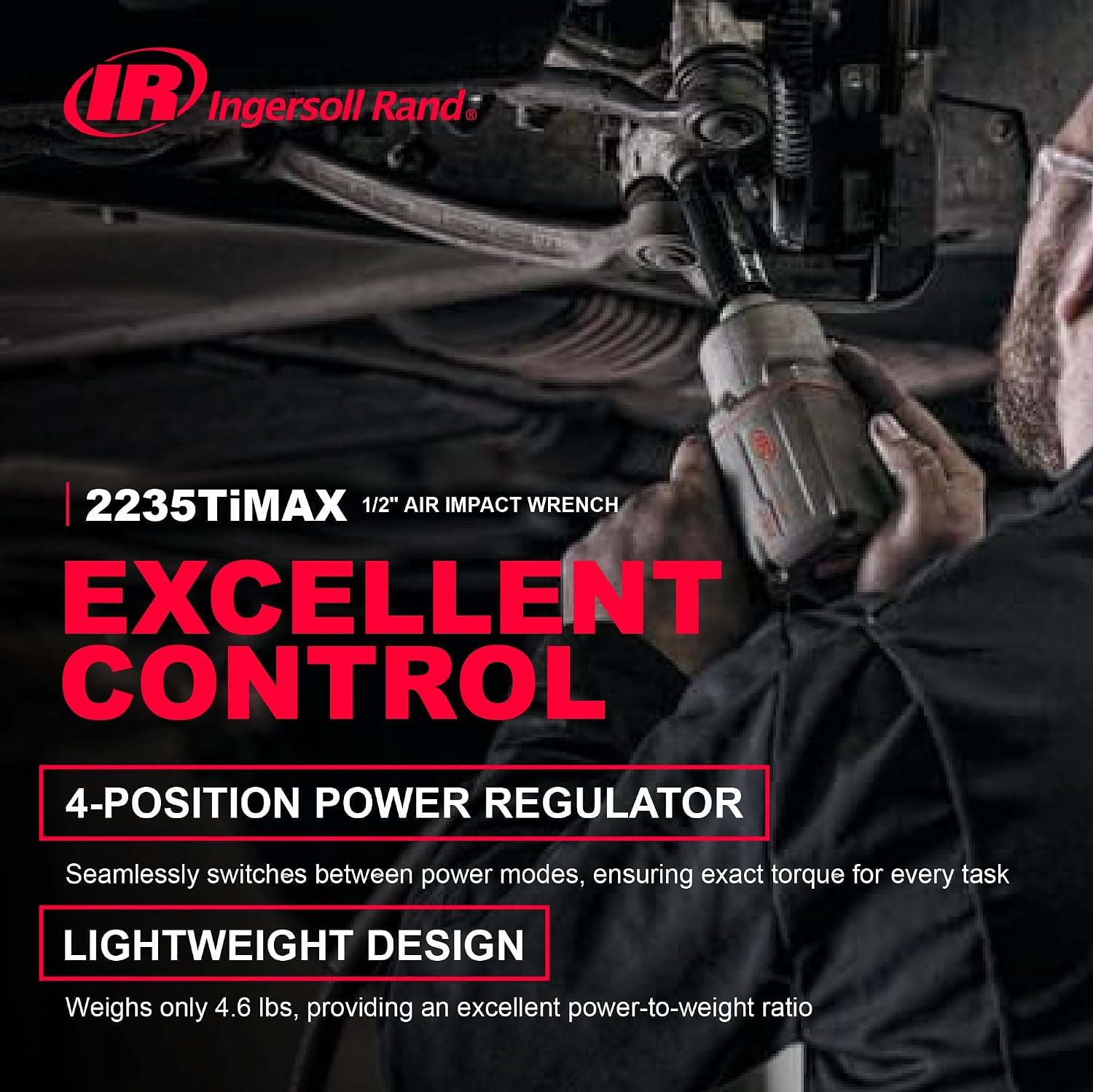 Detalle 1 de Ingersoll Rand 2235TiMAX 1/2 in Impact Wrench 1350 ft-lbs