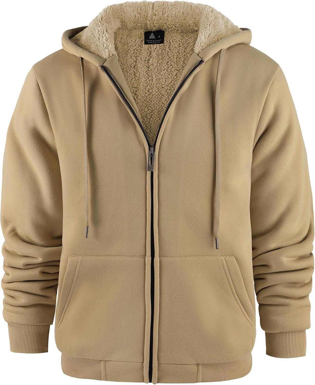 Thumbnail 5 de GEEK LIGHTING Hoodies for Men Heavyweight Sherpa Zip-up Sweatshirt