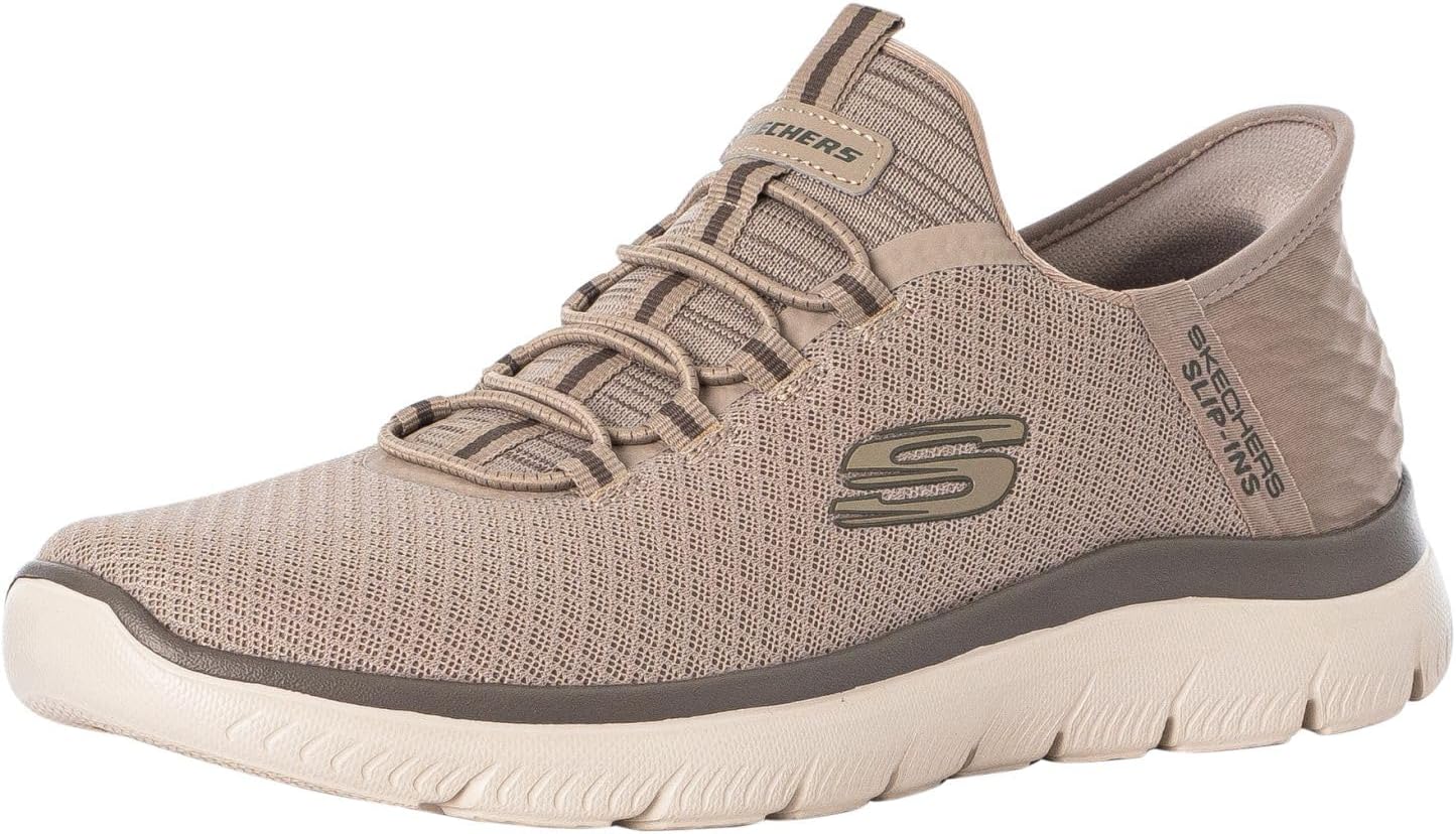 Detalle de Skechers Hombre Summits High Range Zapatillas Taupe Mesh/Trim 42 EU
