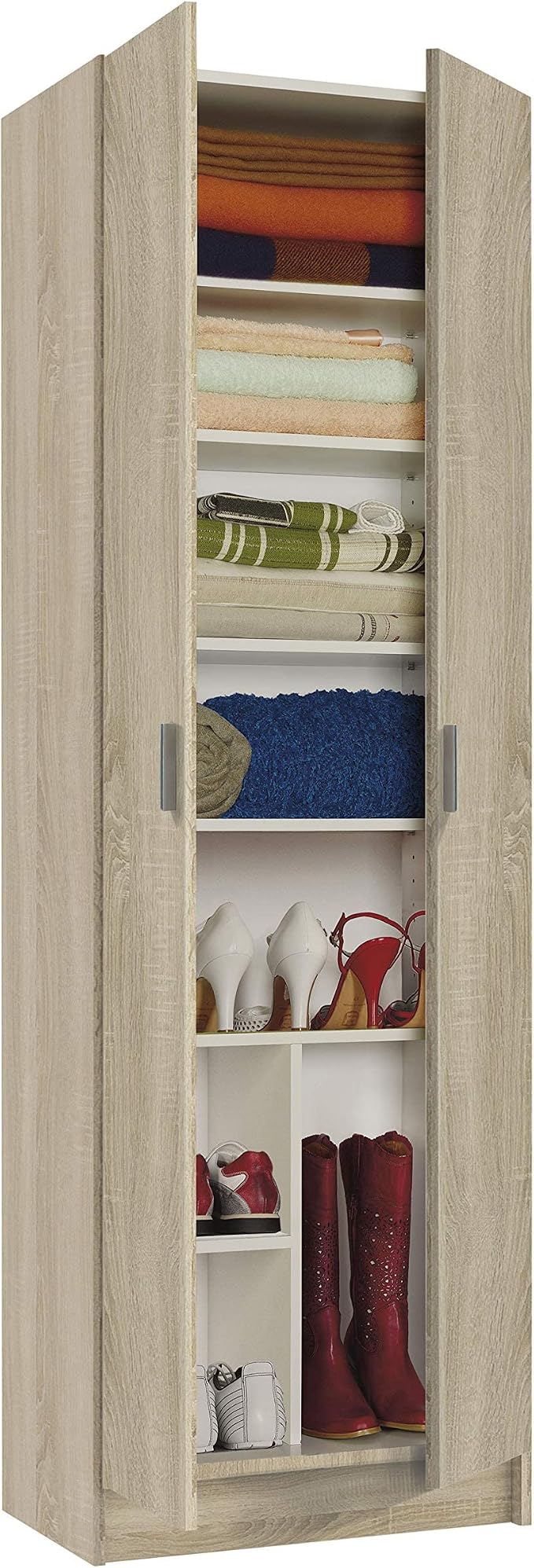 Detalle de Habitdesign Zapatero 2 Puertas con 6 Estantes