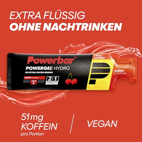 Detalle de Powerbar PowerGel Hydro Multi‑Flavourbox 12x67 ml – High Carb Energie Gel + Natrium