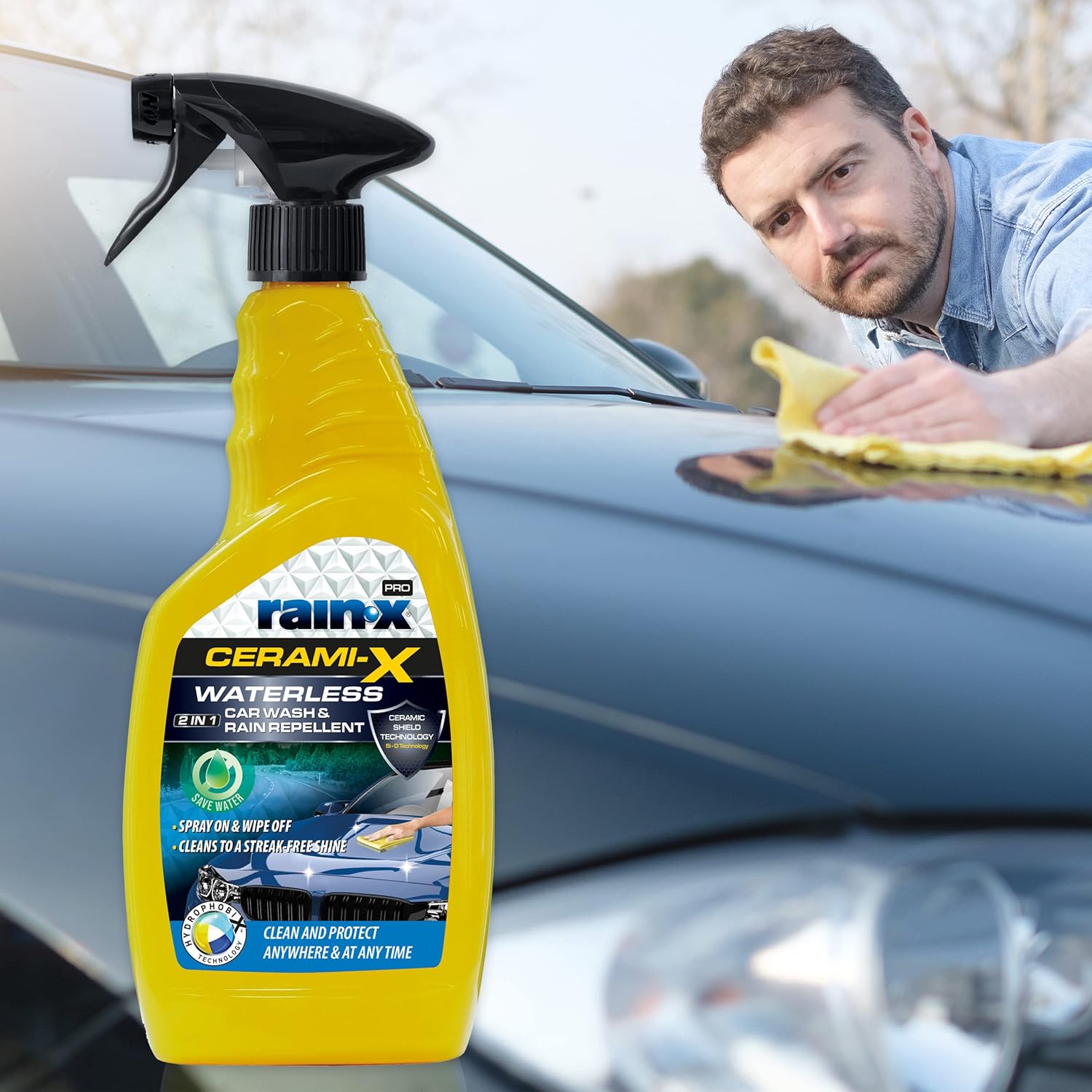 Thumbnail 2 de Rain-X 2in1 Detailing Auto – Pulizia, Protezione e Ceratura Senza Acqua (750 ml)