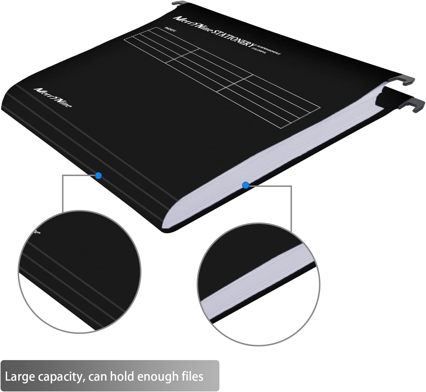 Detalle de MerryNine A4 suspension files, 15 pack