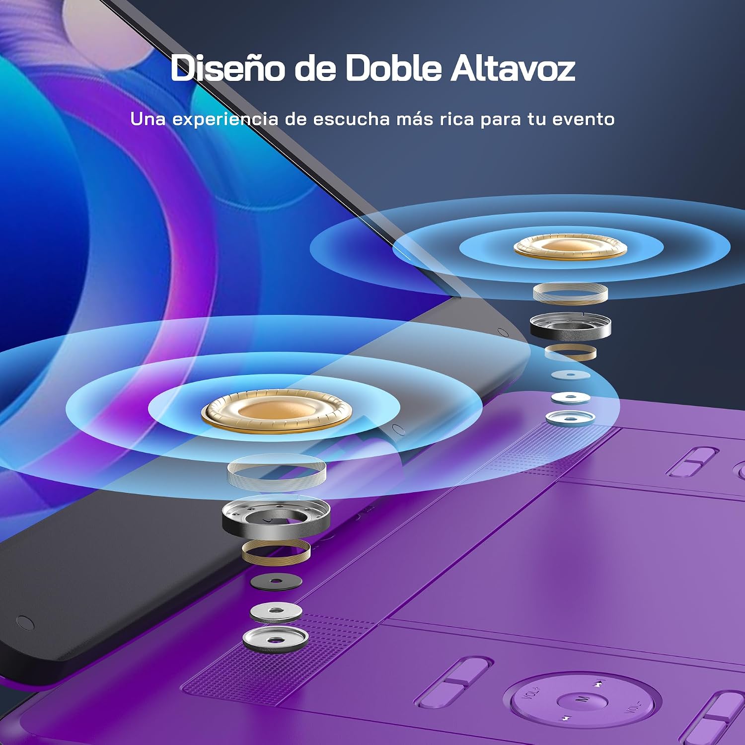 Thumbnail 3 de WOLFANG Reproductor DVD portátil 15,6" 5000 mAh