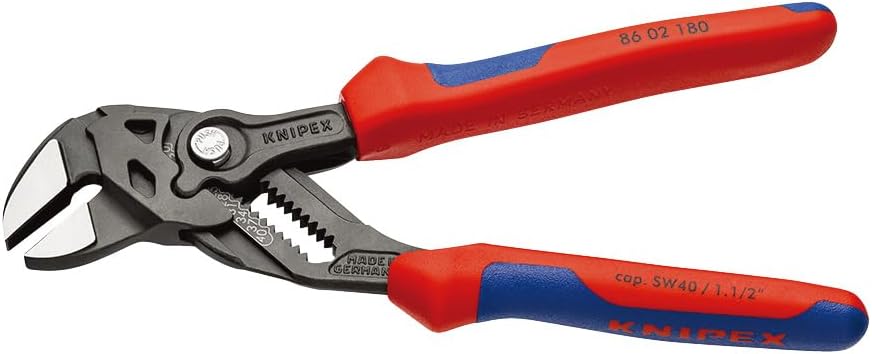 Thumbnail 1 de クニペックス KNIPEX 8602-180SB プライヤーレンチ コンフォートハンドル・平行アゴ