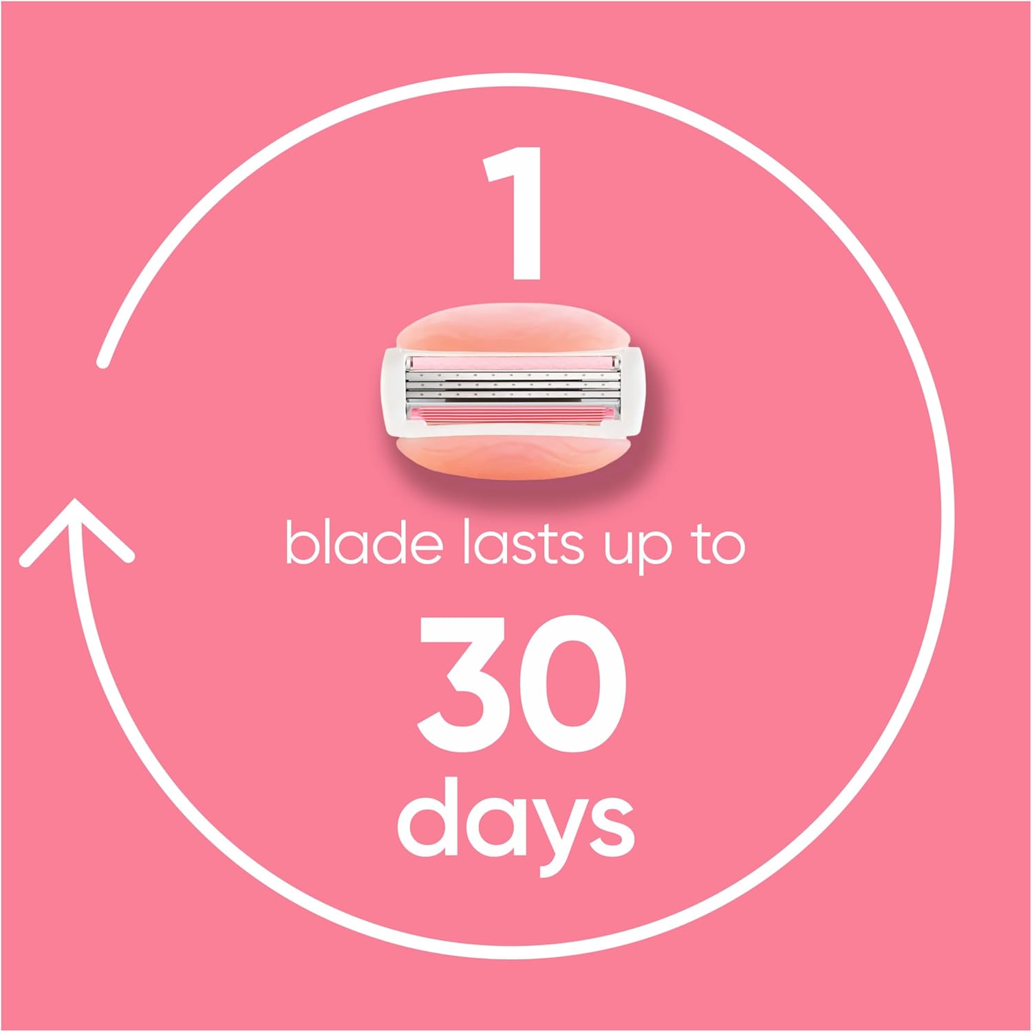 Detalle 2 de Gillette Venus ComfortGlide Spa Breeze Razor with Refill Cartridges, Metal Handle & Shower Holder