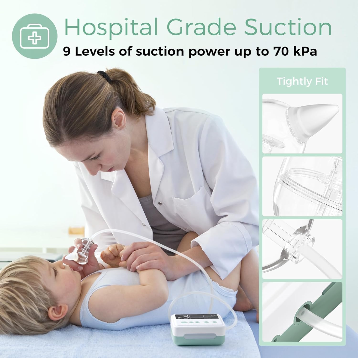 Thumbnail 1 de Momcozy BreezyClear 2‑in‑1 nasal aspirator 65 kPa 👶
