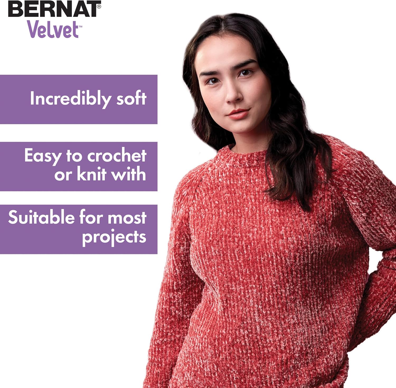 Thumbnail 4 de Bernat 2 pelotes fil velours pin 🧵