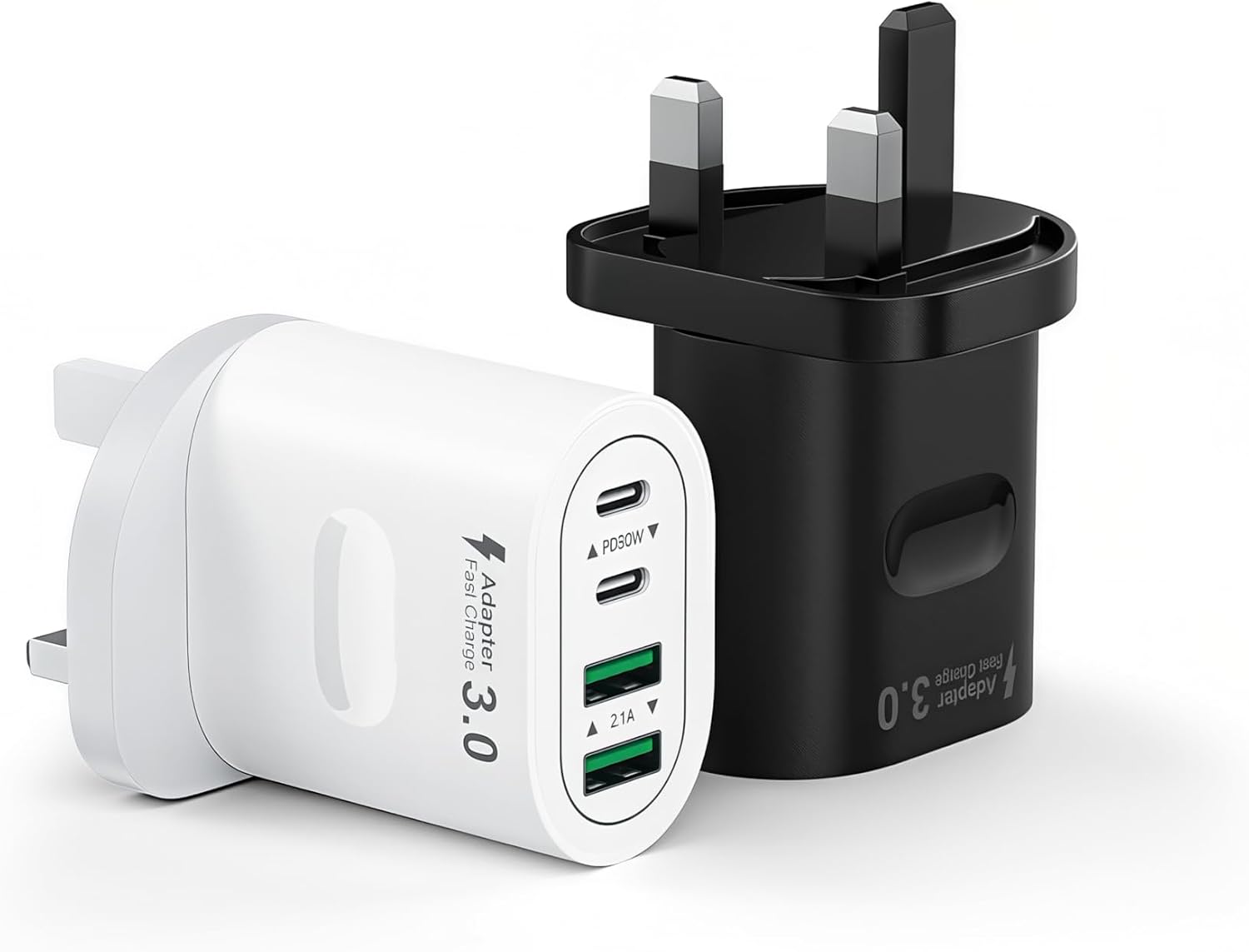 Detalle de 4-Port USB-C Charger 60W Dual GaN