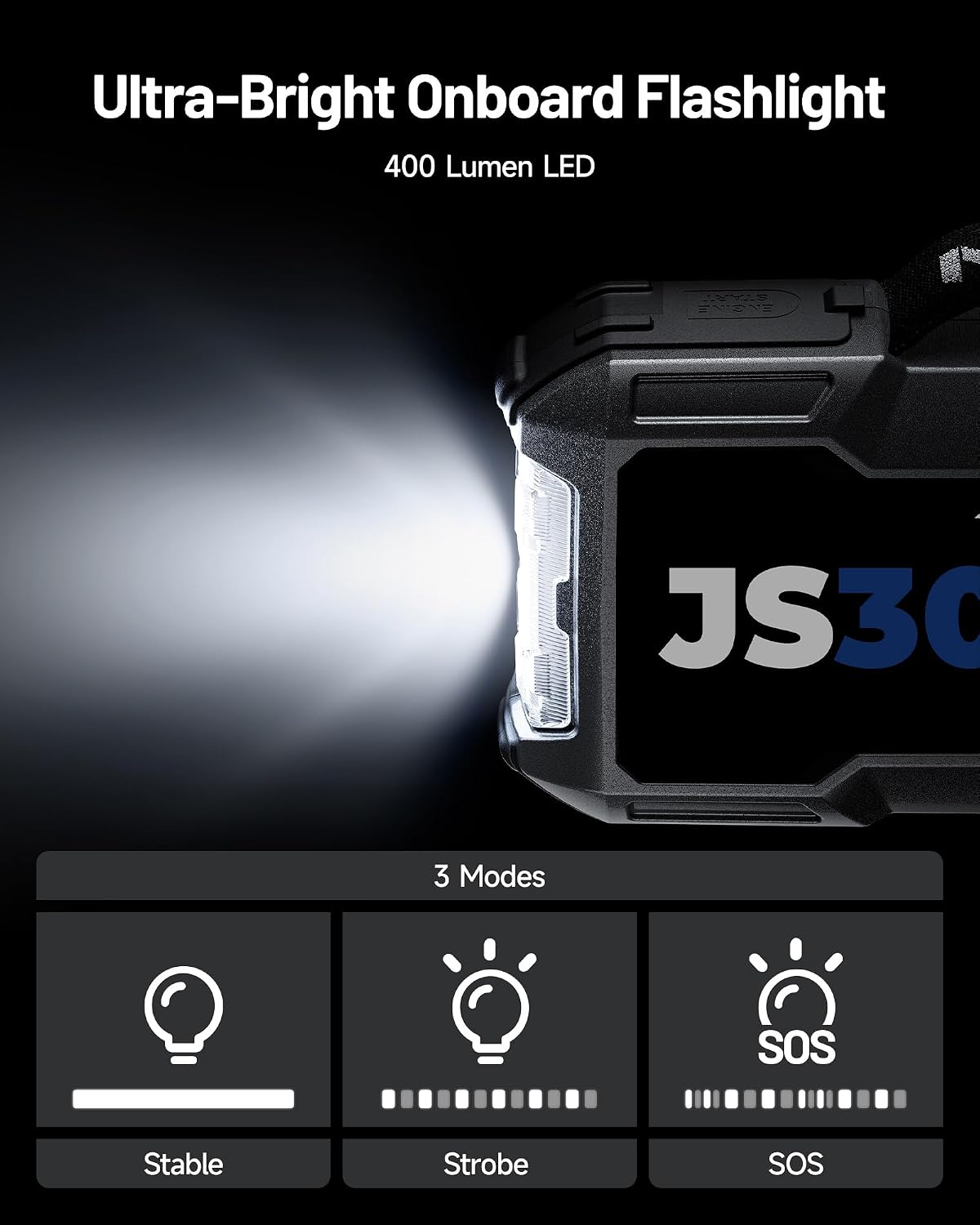 Thumbnail 6 de TOPDON JS3000 Car jump starter 3000A for 9L petrol