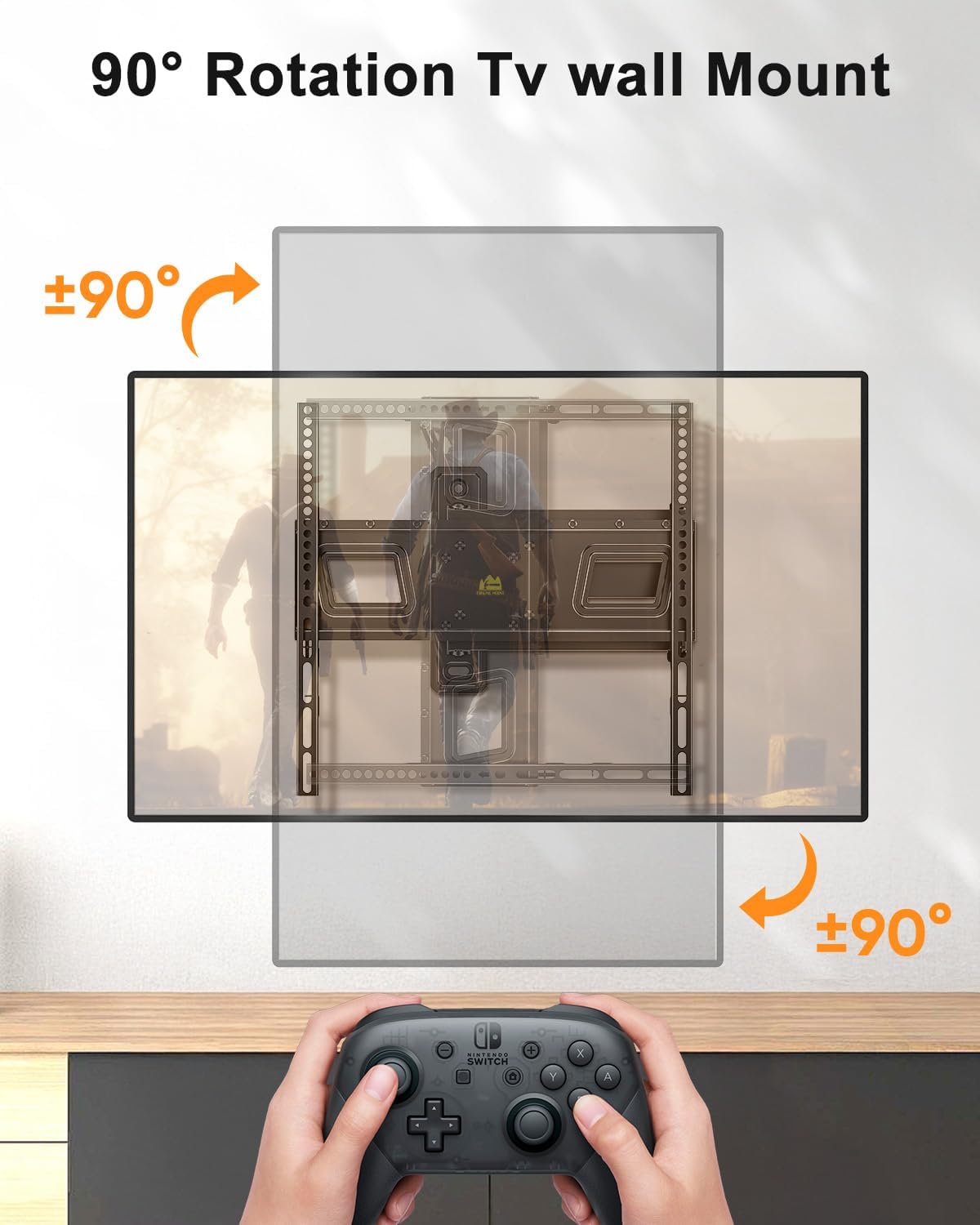 Thumbnail 2 de FORGING MOUNT TV Wall Bracket for 26–65 Inch TVs with 550mm Extension and Full Motion