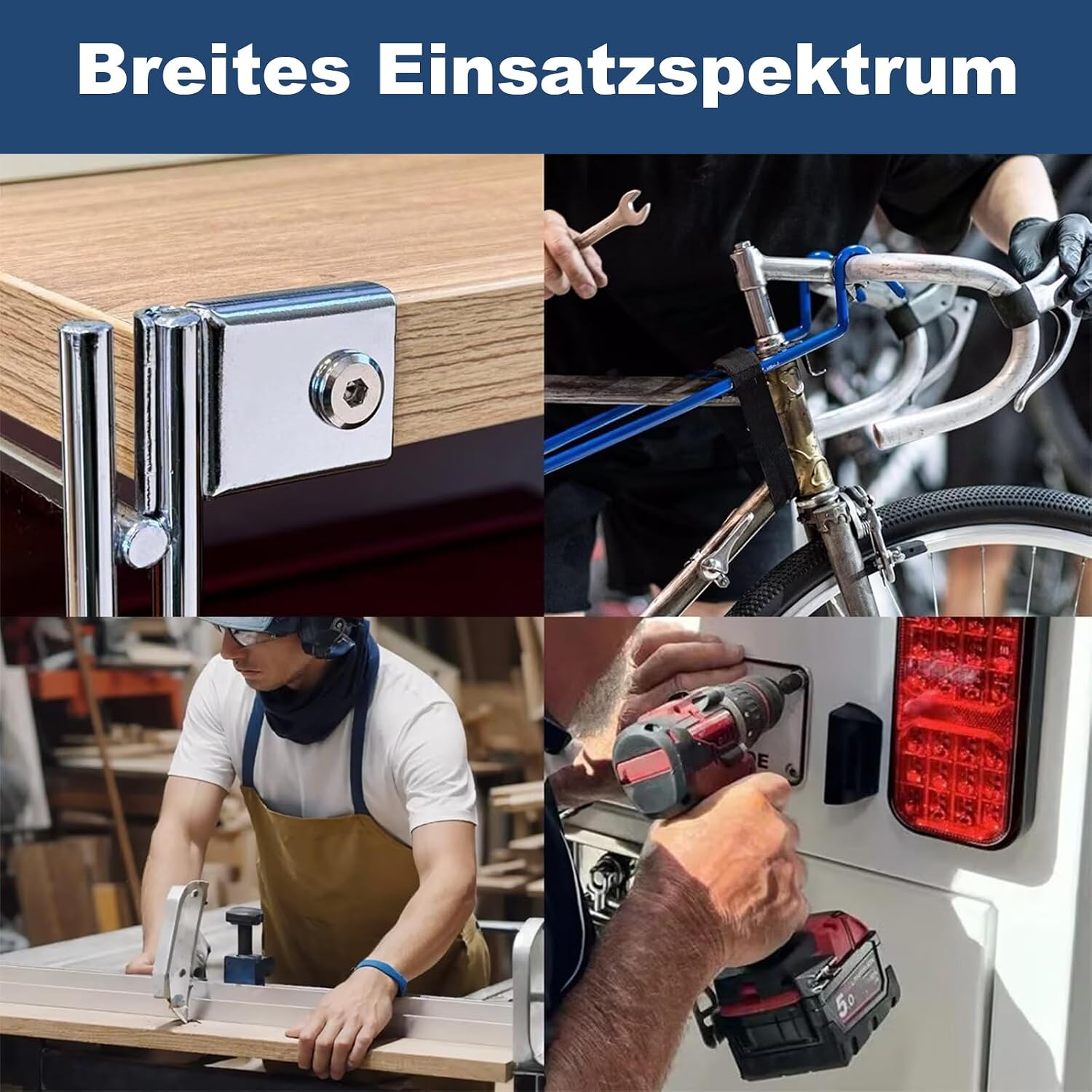 Thumbnail 4 de M8 x16 mm Flachkopfschrauben 20er Set