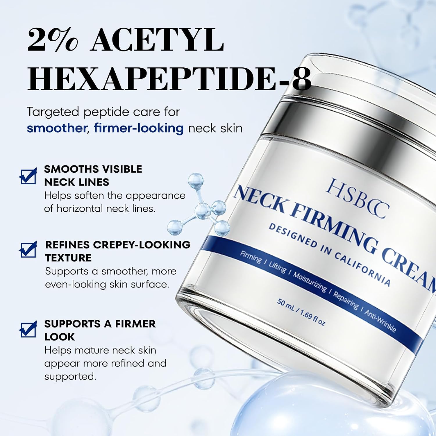 Detalle de HSBCC Neck Firming Cream 1.69 fl oz
