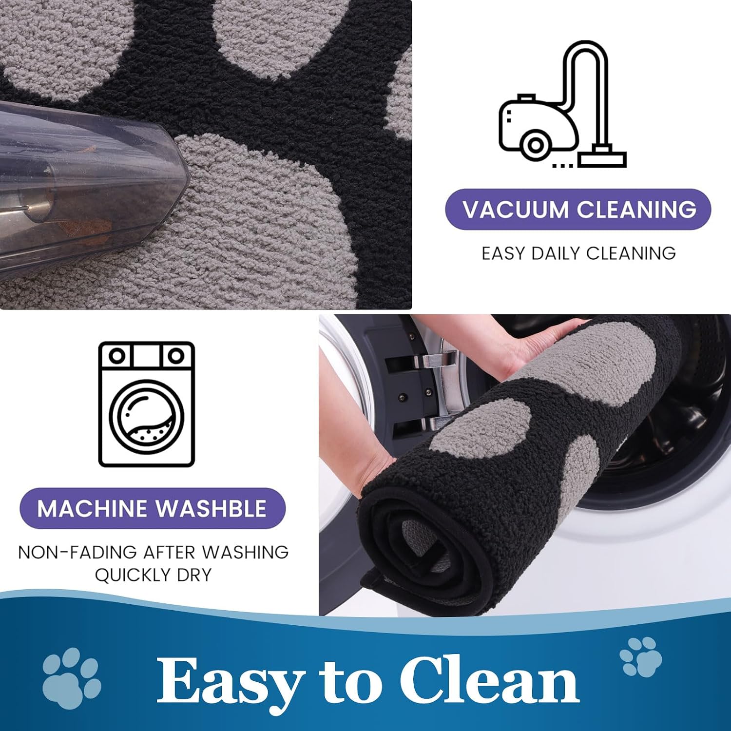 Thumbnail 6 de Buganda Hunde-Fußmatte Dog Door Mat, 36 x 24 Inches, Machine Washable