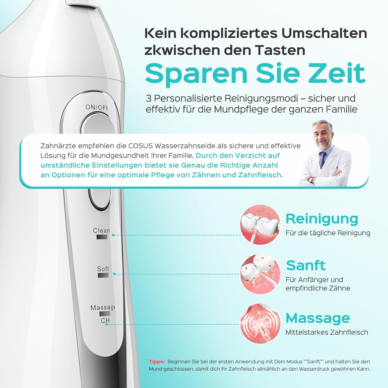 Detalle 2 de COSLUS C20 (F5020E) Munddusche 300ml