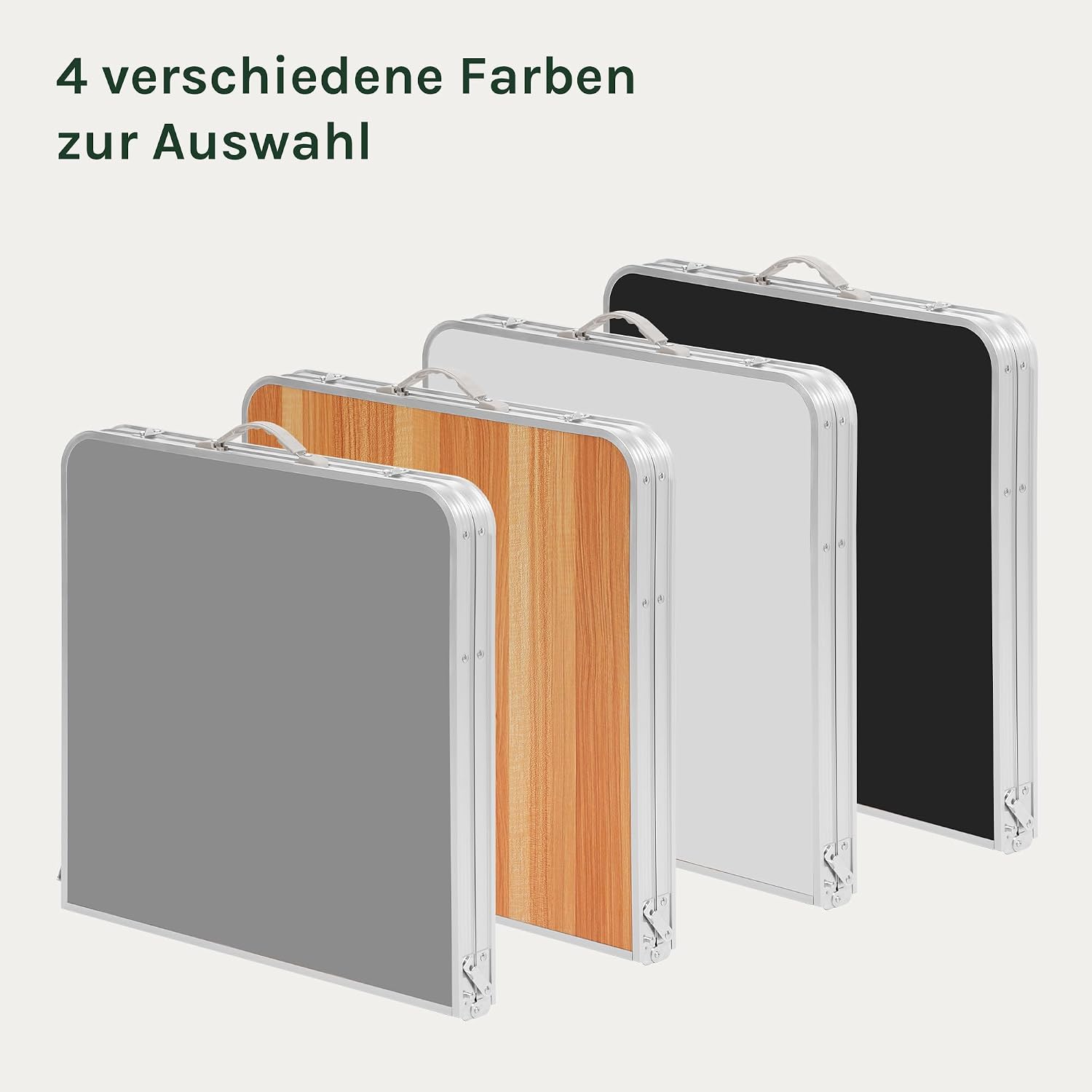 Thumbnail 6 de WOLTU Campingtisch Klapptisch 120x60 cm – höhenverstellbar, Aluminiumrahmen & MDF-Platte