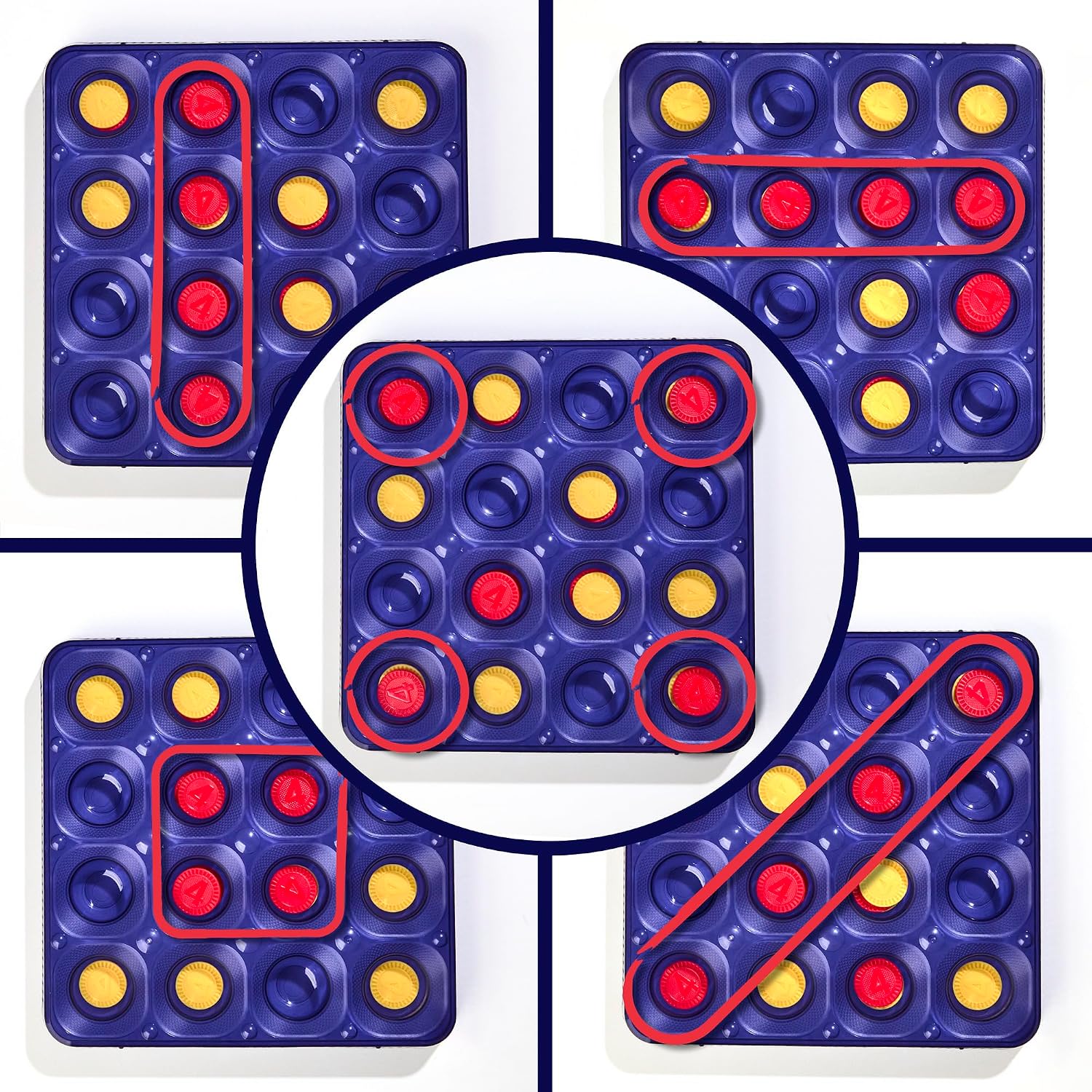 Detalle de Hasbro Gaming Connect 4 Frenzy Game (English Version) — quick-fire family board game