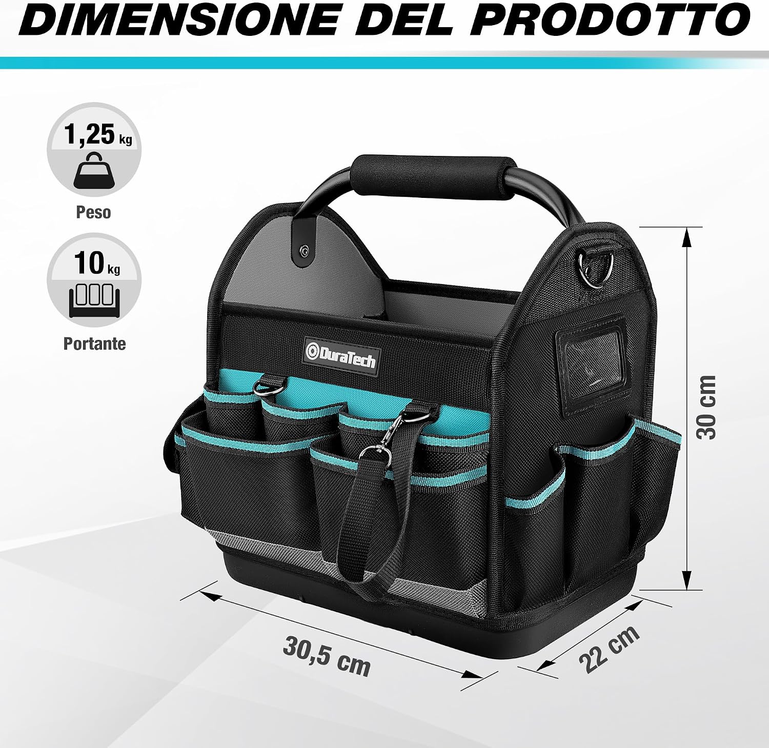 Detalle de DURATECH Borsa per Attrezzi 30,5 cm