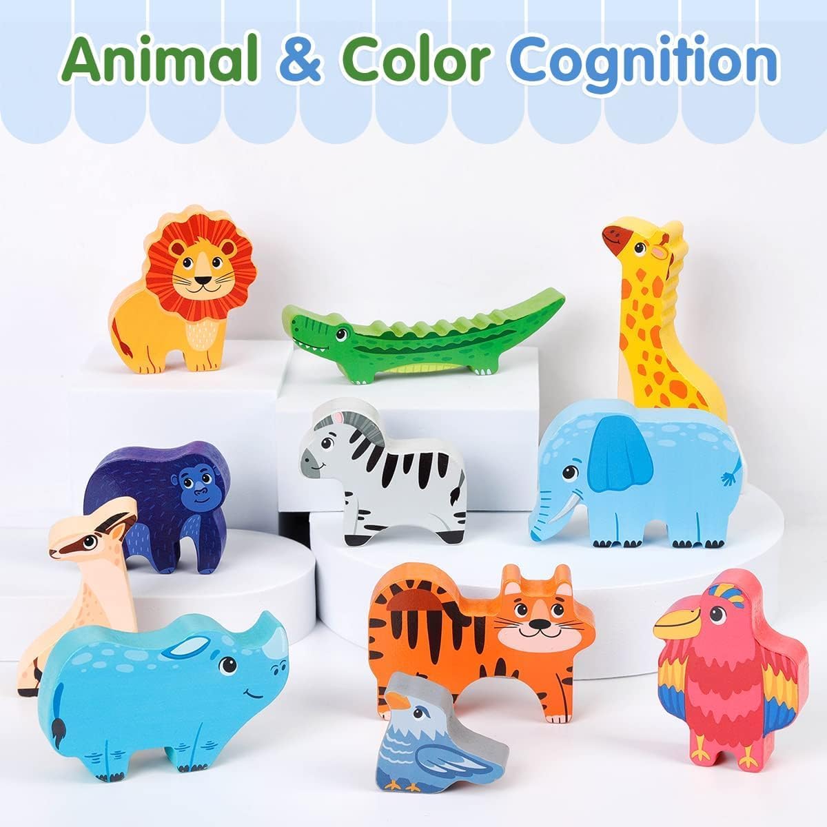 Detalle 2 de Maxricus Montessori Stacking Toy for 1 2 3 Year Olds