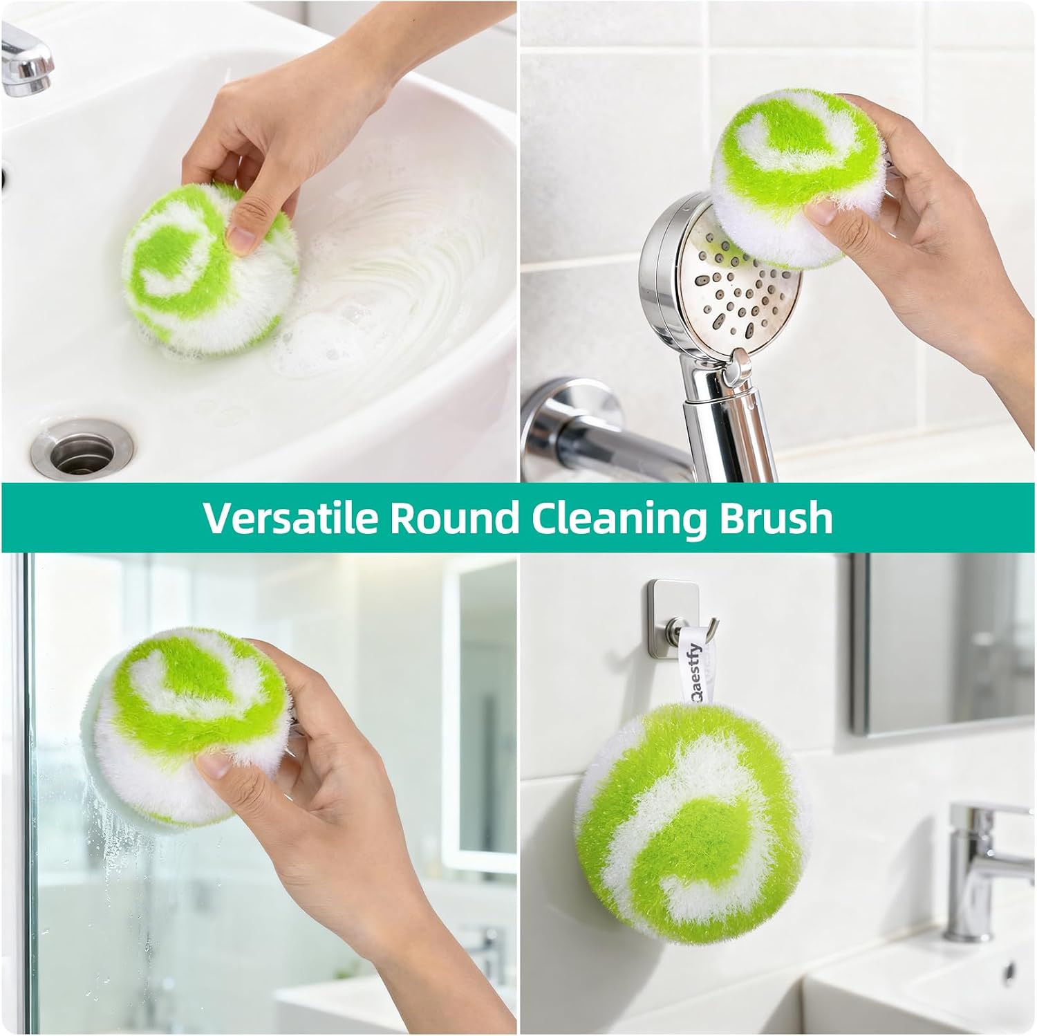 Thumbnail 5 de Qaestfy 4-in-1 Shower Scrubber for Tub and Tile