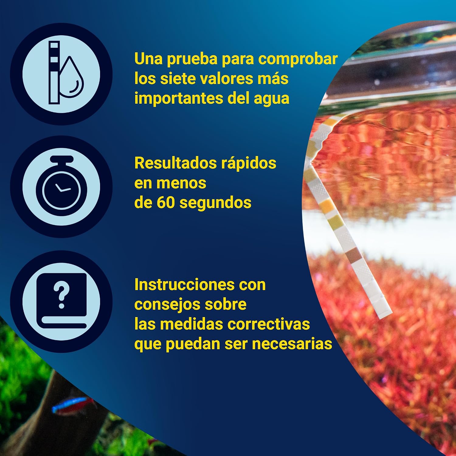 Thumbnail 3 de Tetra Test 7in1 - Test de agua para acuarios (50 tiras reactivas)
