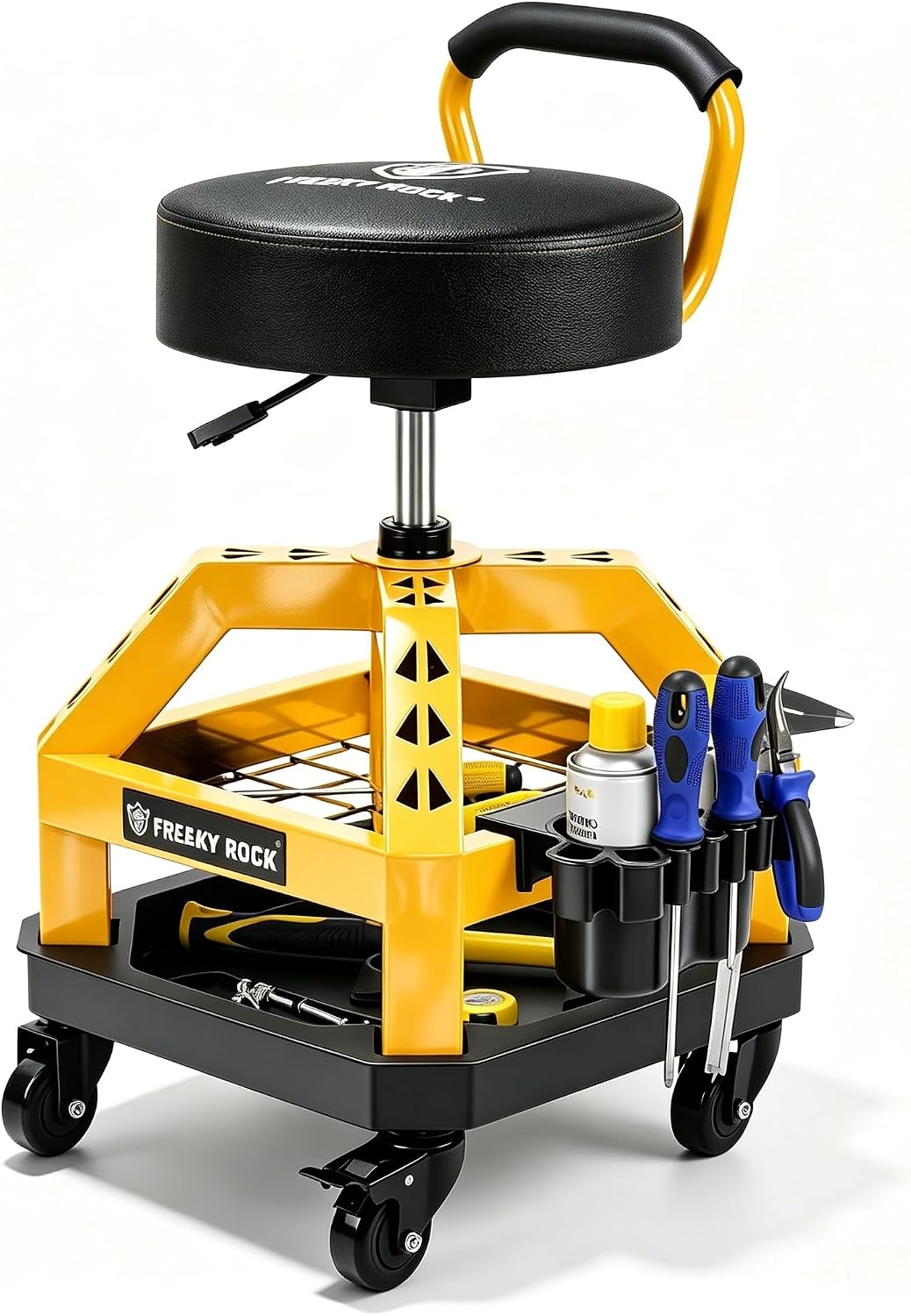 Detalle de FREEKYROCK Rolling Shop Stool 330 LBS